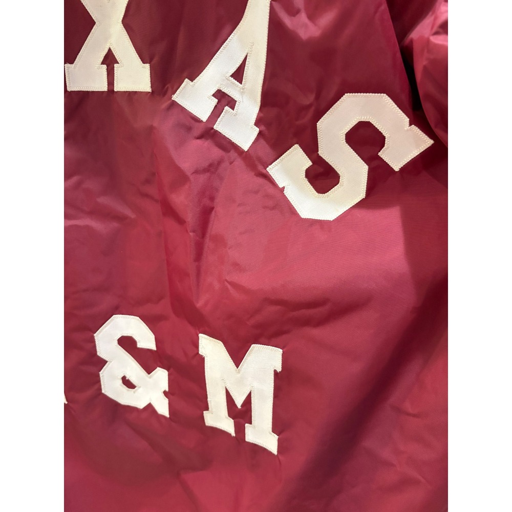 Vintage Texas A&M Howe‎ Athletic Sideline Parka Jacket Maroon Fleece Lined XXL - Picture 3 of 10